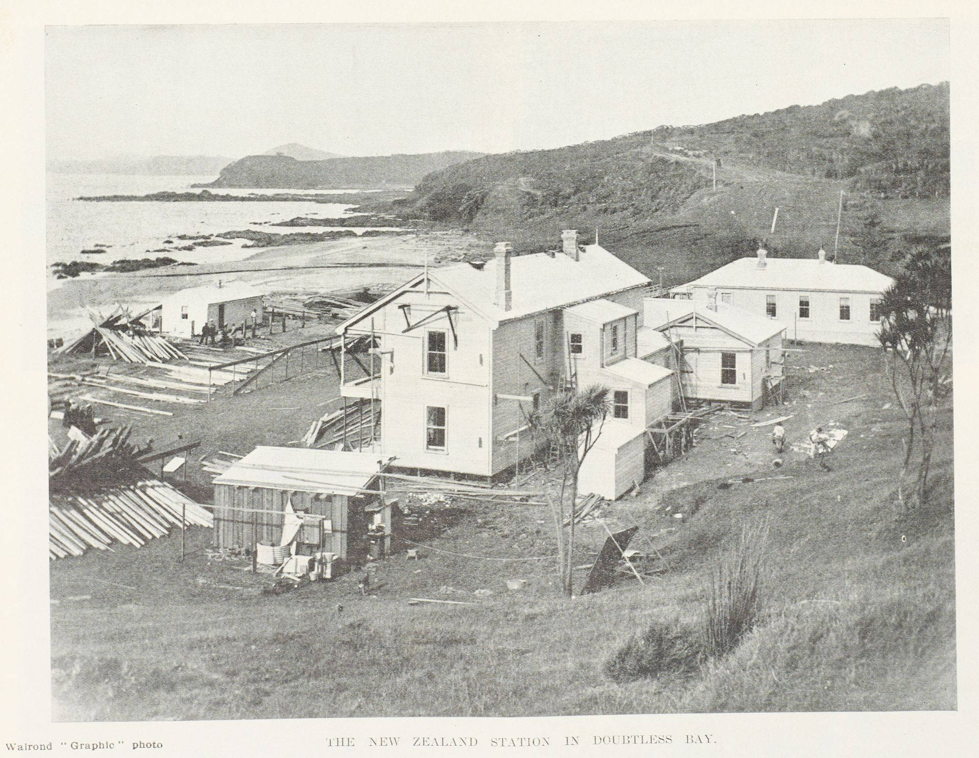 The New Zealand station in Doubtless Bay. The laying of the Pacific Cable